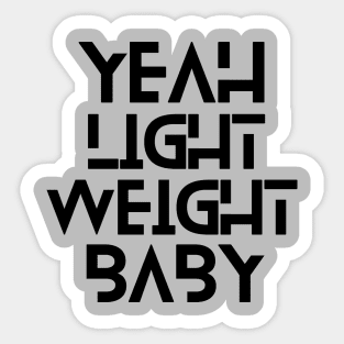 Light Weight Baby Sticker